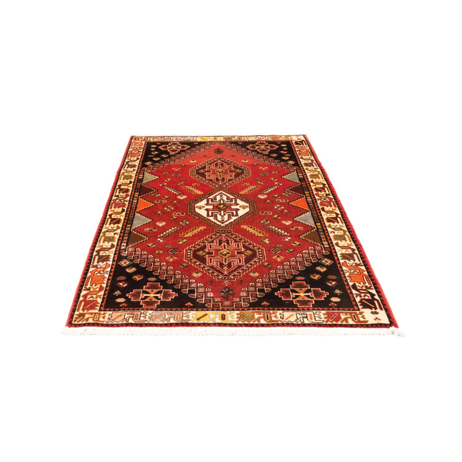 Perserteppich - Nomadic - 170 x 112 cm - rot