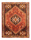 Perserteppich - Nomadic - 154 x 117 cm - hellrot