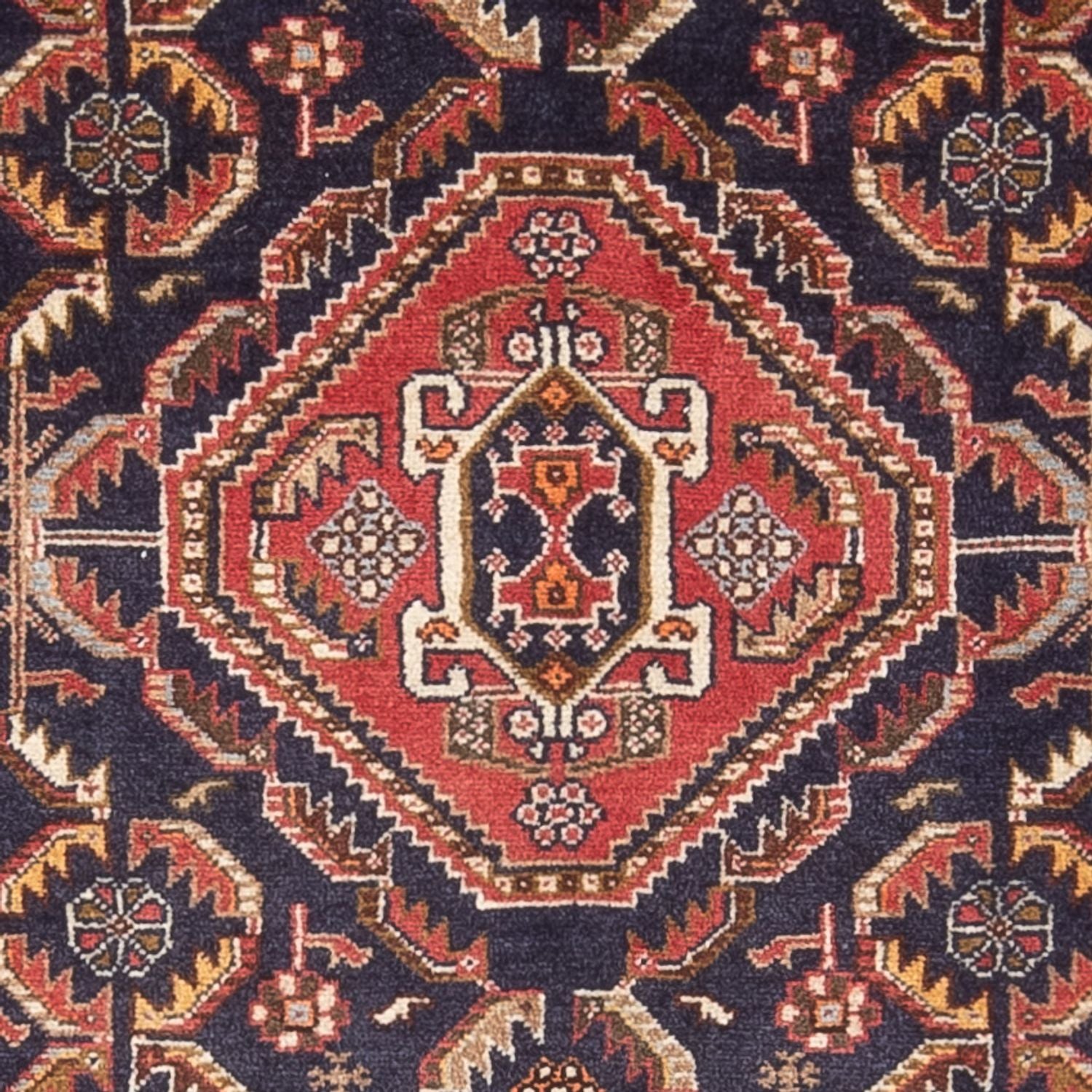 Gabbeh Teppich - Kaschkuli Perser - 152 x 82 cm - dunkelblau
