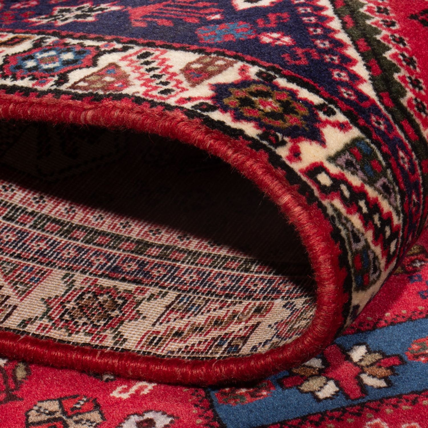 Perserteppich - Nomadic - 158 x 78 cm - rot