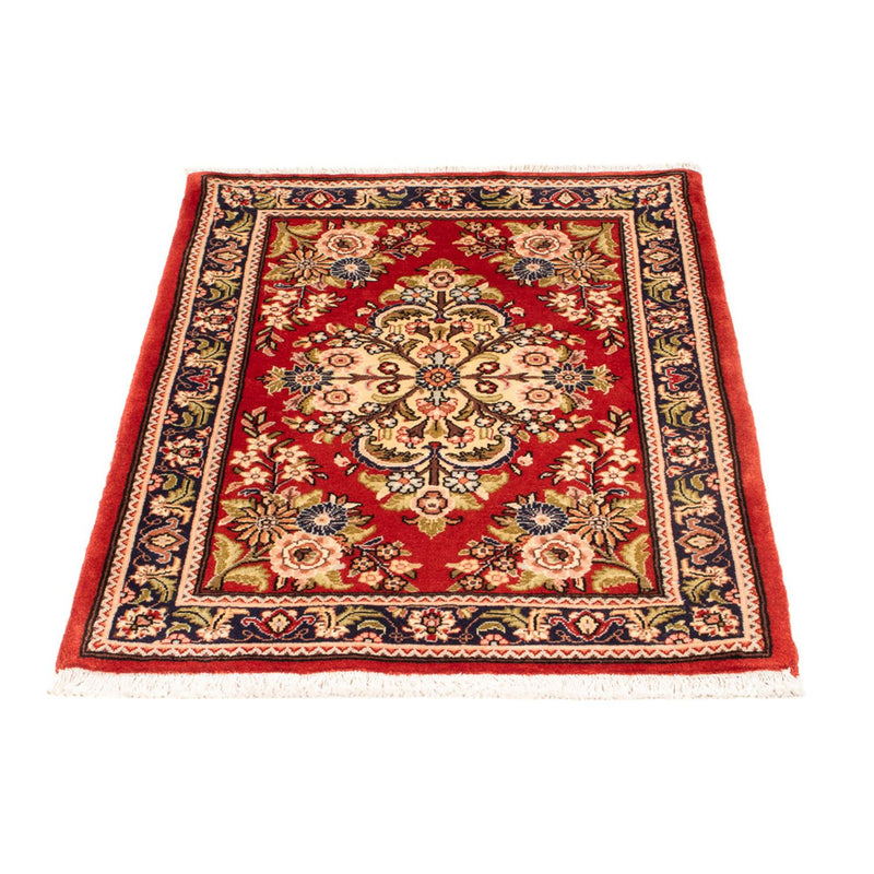 Perserteppich - Ghom - 98 x 68 cm - rot