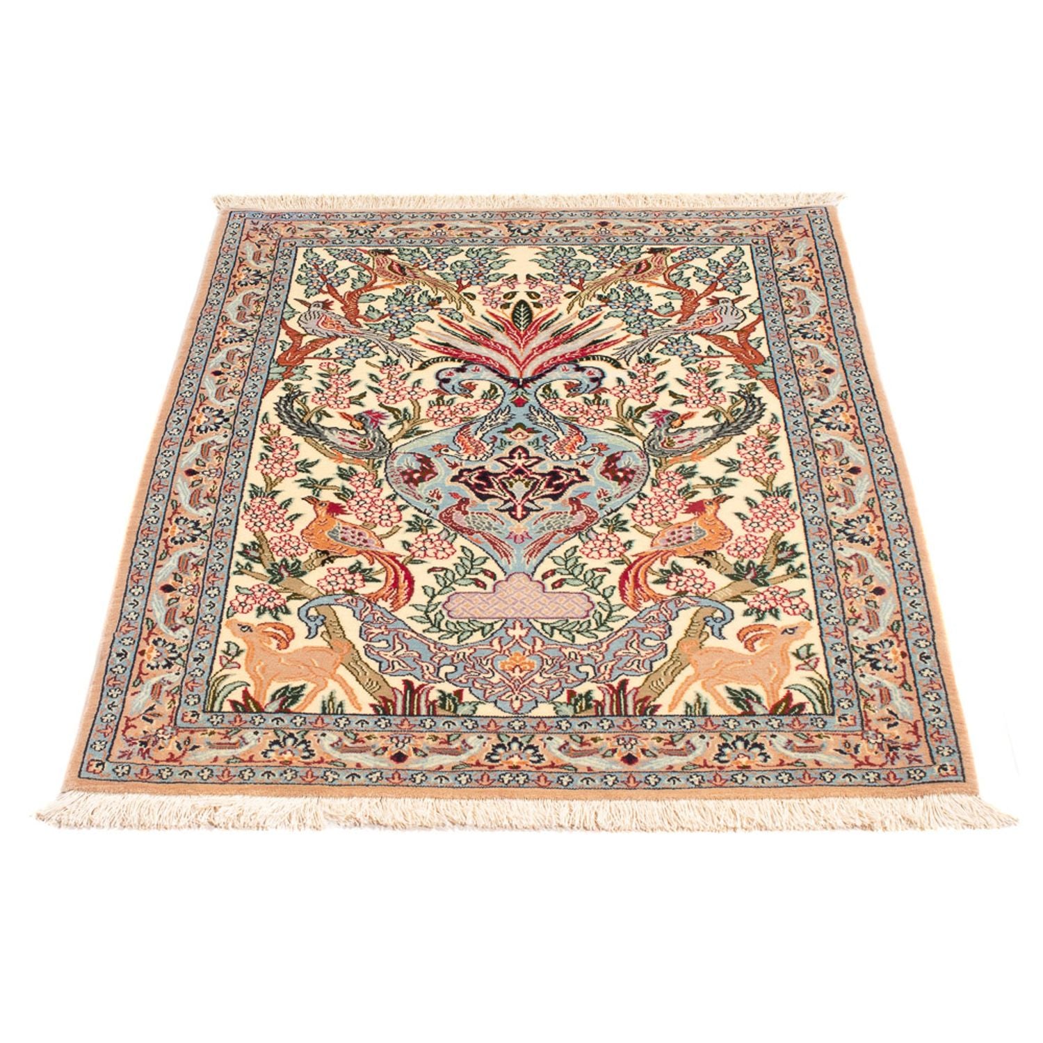 Perserteppich - Isfahan - Premium - 105 x 73 cm - mehrfarbig