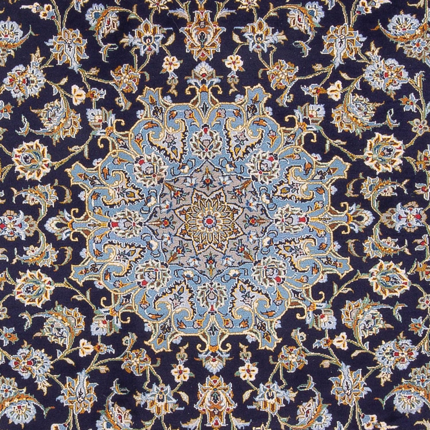 Perserteppich - Keshan - 390 x 266 cm - dunkelblau