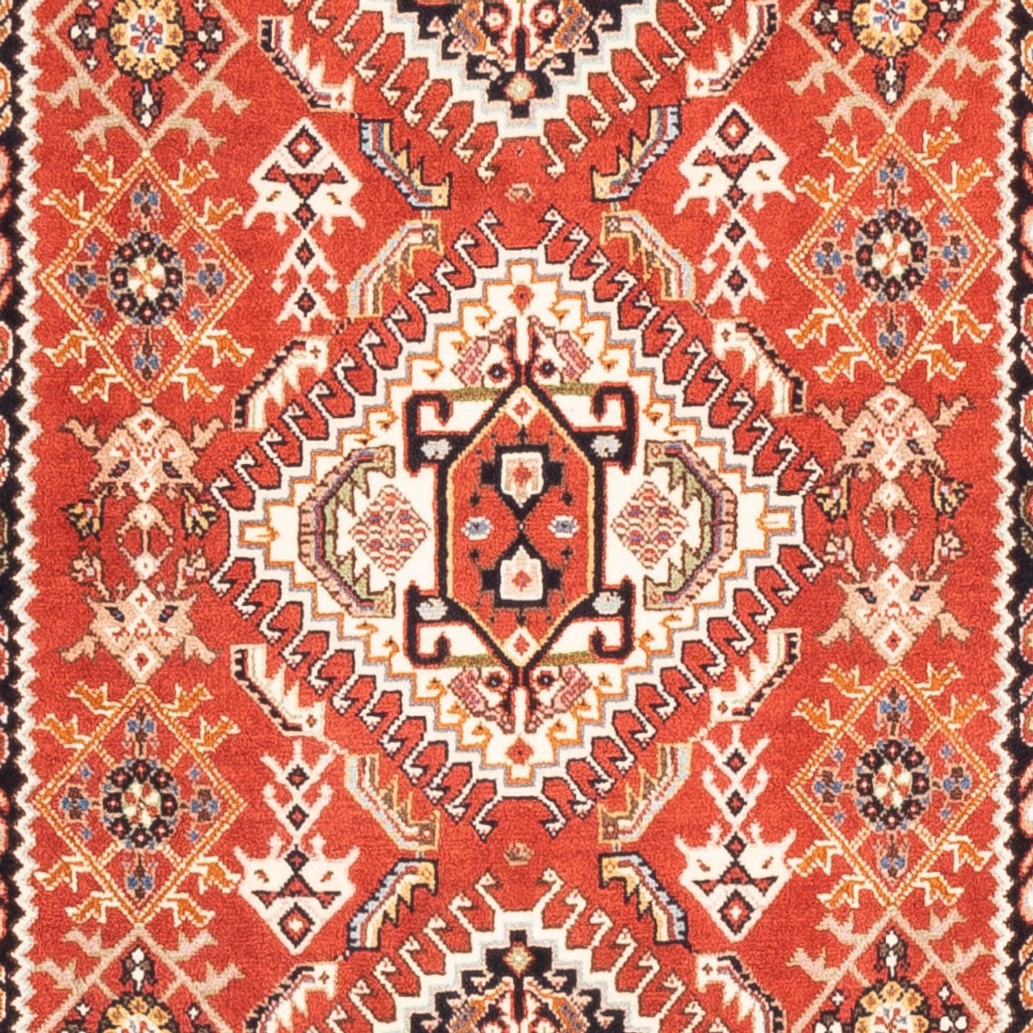 Läufer Gabbeh - Kaschkuli Perser - 206 x 87 cm - orange