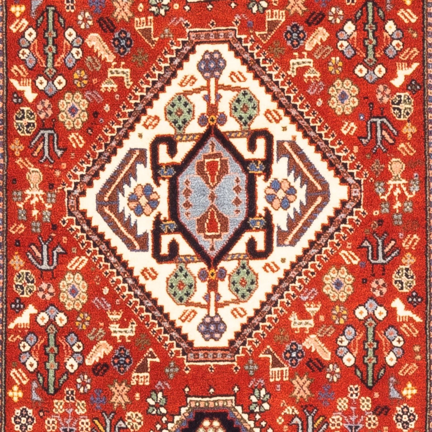 Läufer Gabbeh - Kaschkuli Perser - 191 x 73 cm - orange