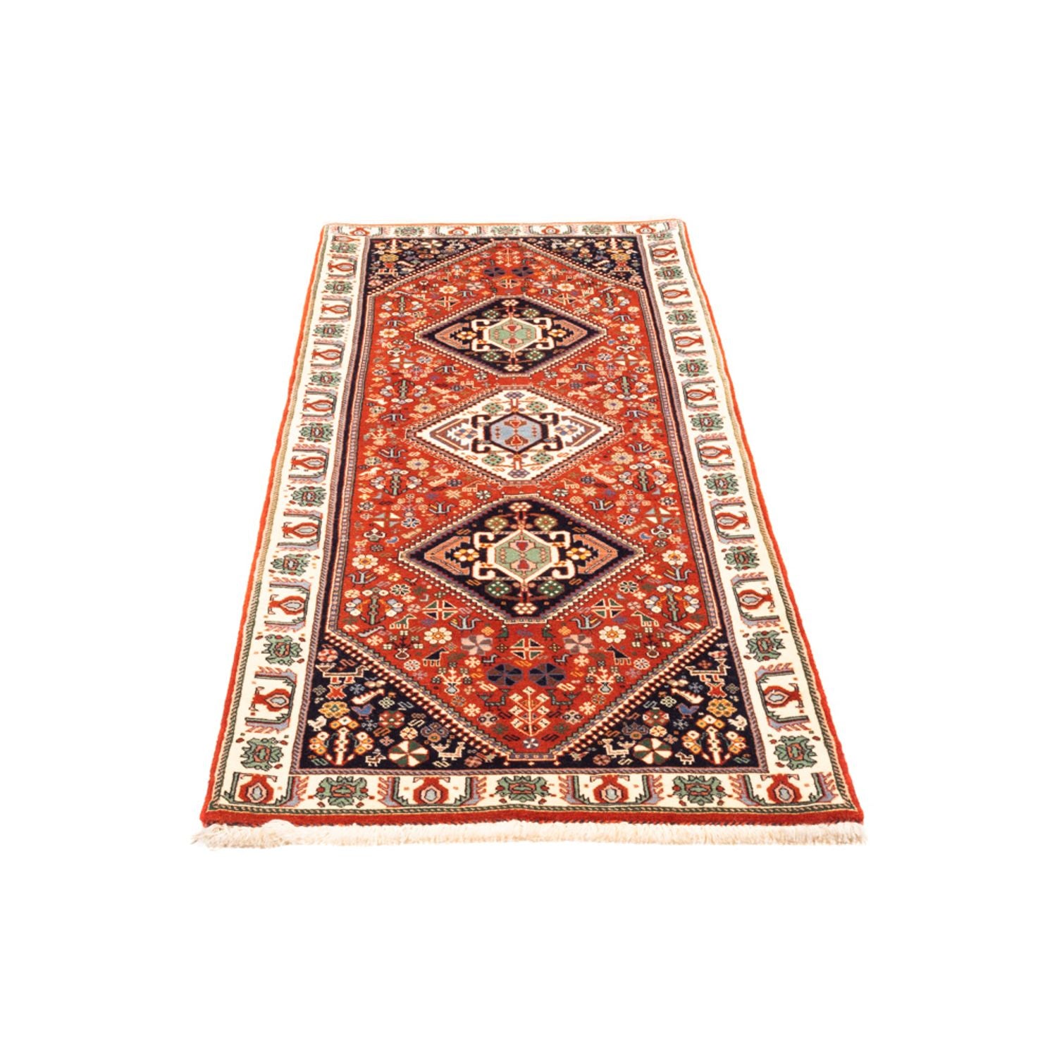 Läufer Gabbeh - Kaschkuli Perser - 191 x 73 cm - orange