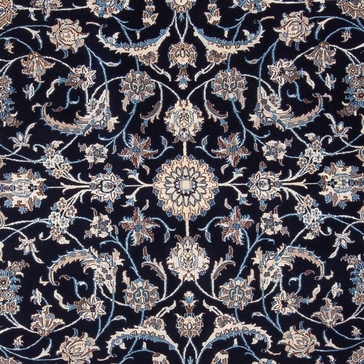 Perserteppich - Nain - 395 x 300 cm - dunkelblau
