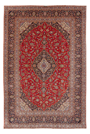 Perserteppich - Keshan - 336 x 234 cm - rot