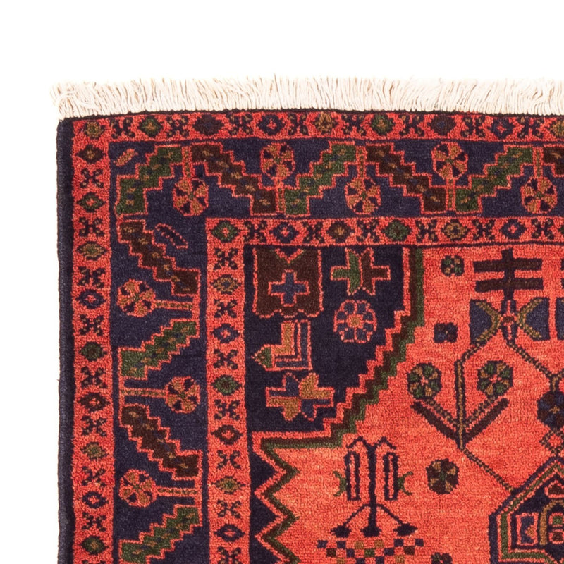 Perserteppich - Nomadic - 153 x 104 cm - hellrot