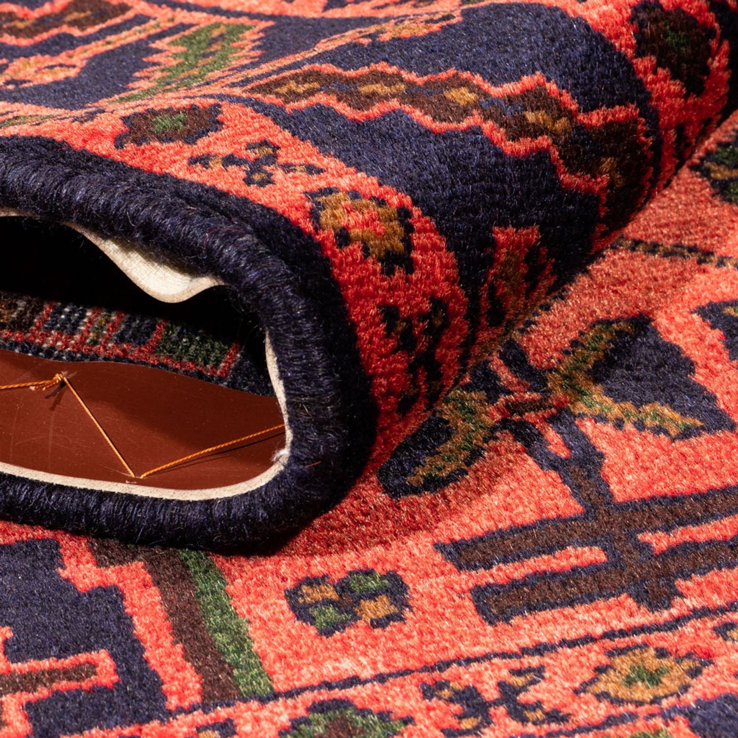 Perserteppich - Nomadic - 153 x 104 cm - hellrot