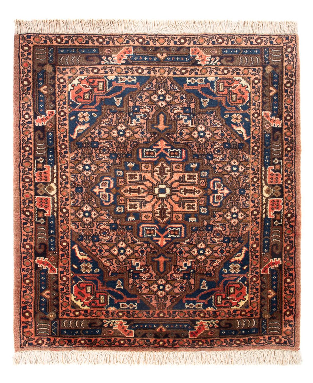 Perserteppich - Nomadic - 90 x 75 cm - blau