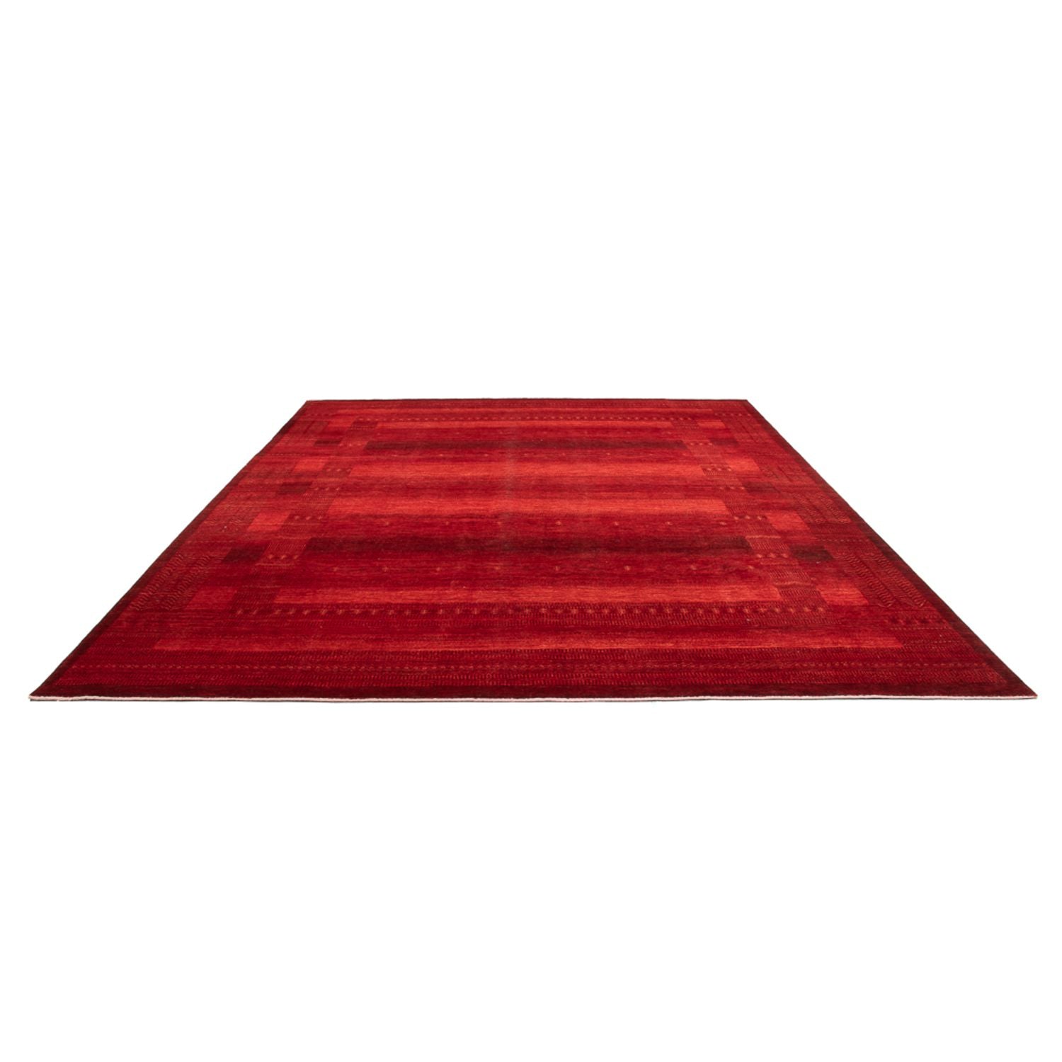 Gabbeh Teppich - Loribaft Perser - 384 x 284 cm - rot