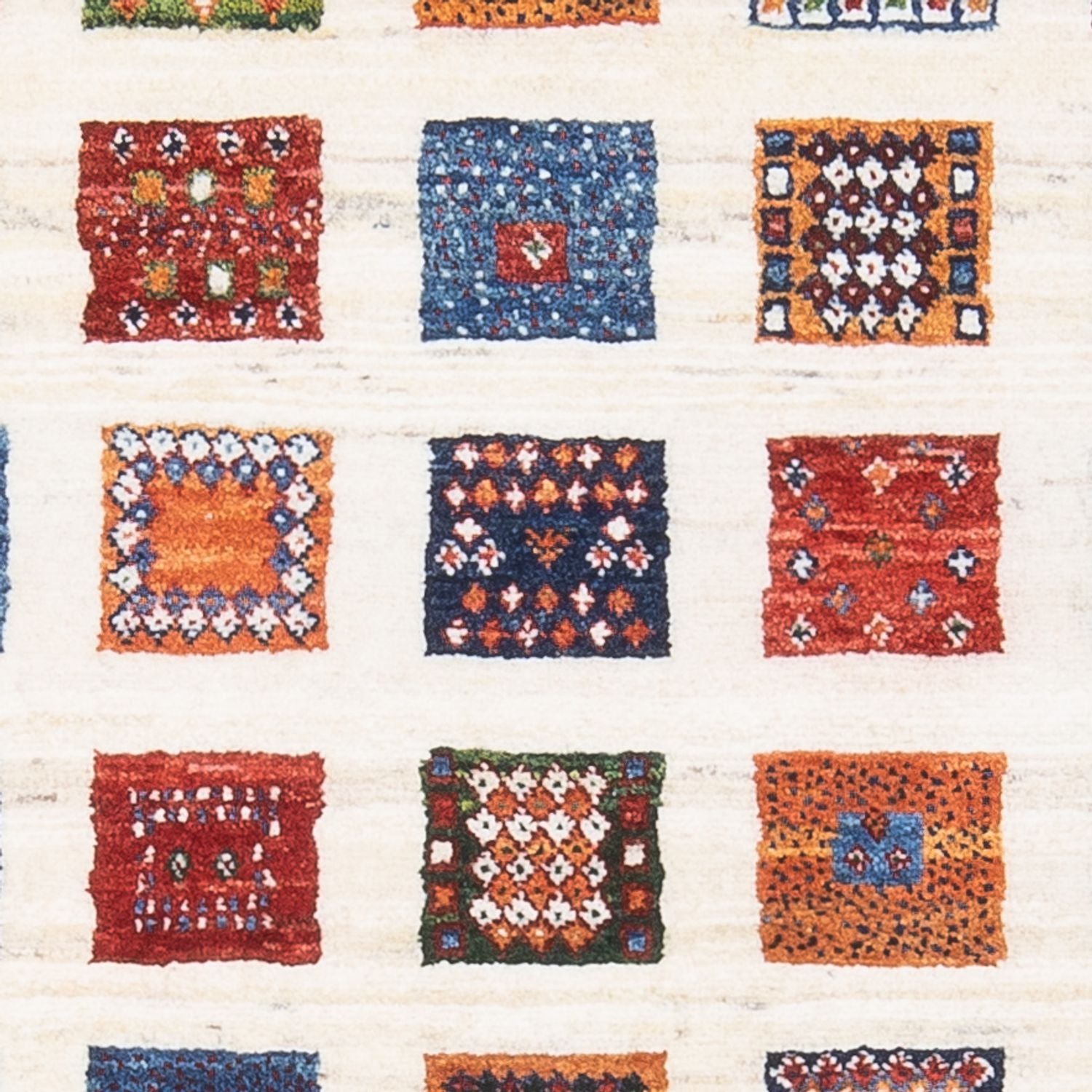 Gabbeh Teppich - Loribaft Perser - 130 x 84 cm - mehrfarbig