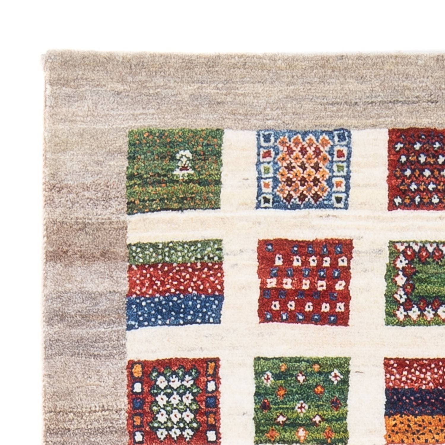 Gabbeh Teppich - Loribaft Perser - 130 x 84 cm - mehrfarbig