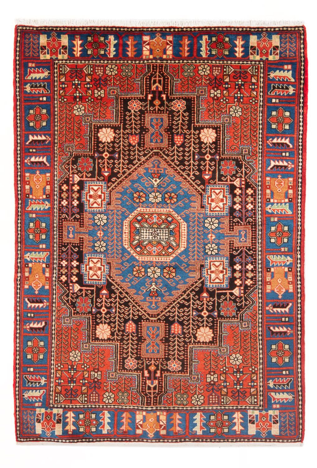 Perserteppich - Nomadic - 204 x 136 cm - blau