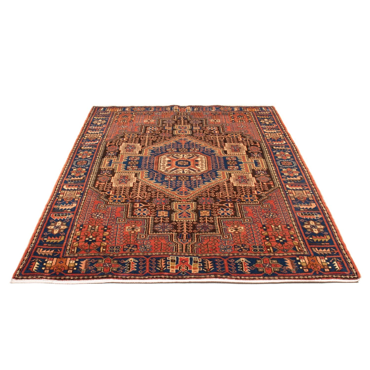 Perserteppich - Nomadic - 195 x 150 cm - blau