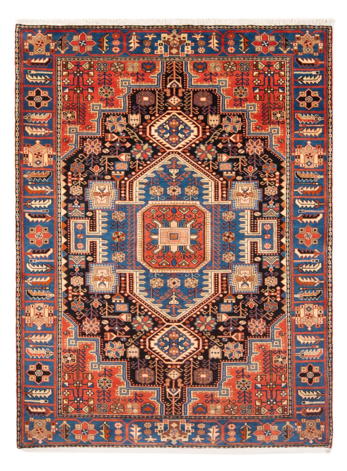 Perserteppich - Nomadic - 198 x 142 cm - blau
