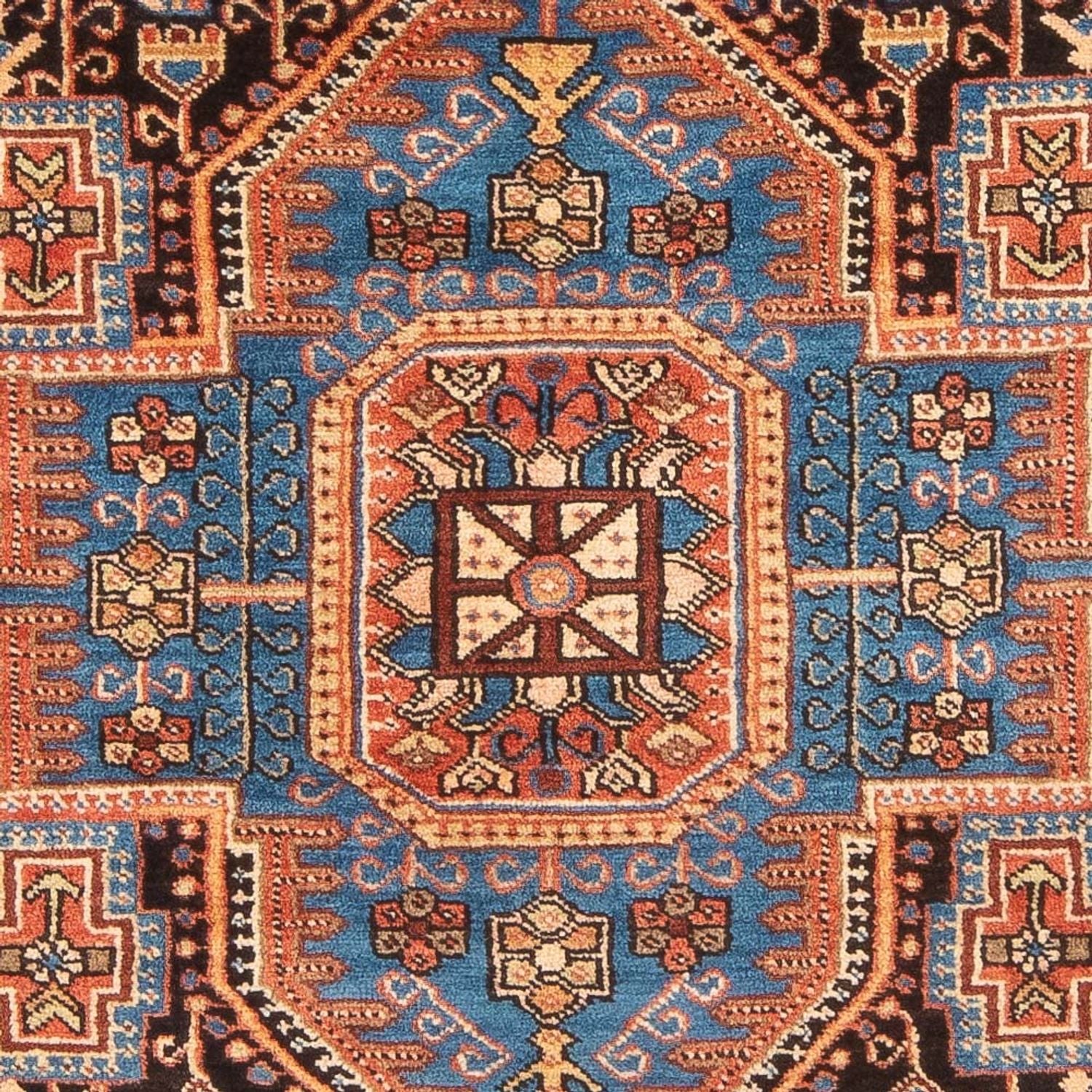 Perserteppich - Nomadic - 200 x 143 cm - blau
