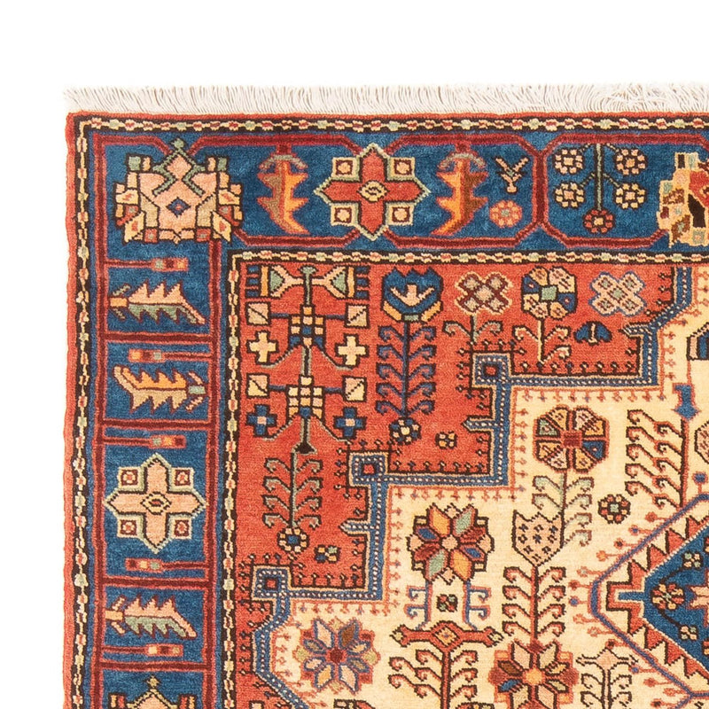 Perserteppich - Nomadic - 195 x 138 cm - blau