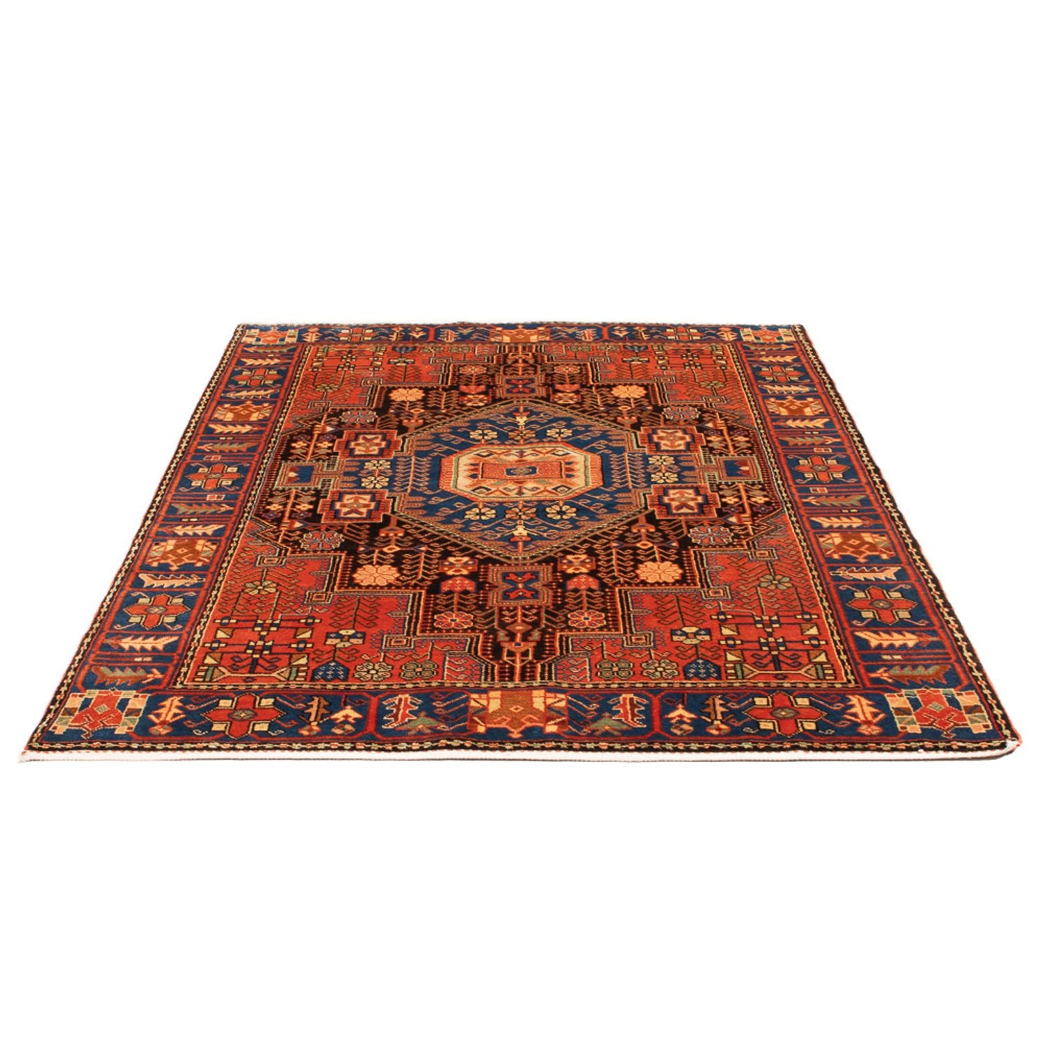 Perserteppich - Nomadic - 197 x 137 cm - blau