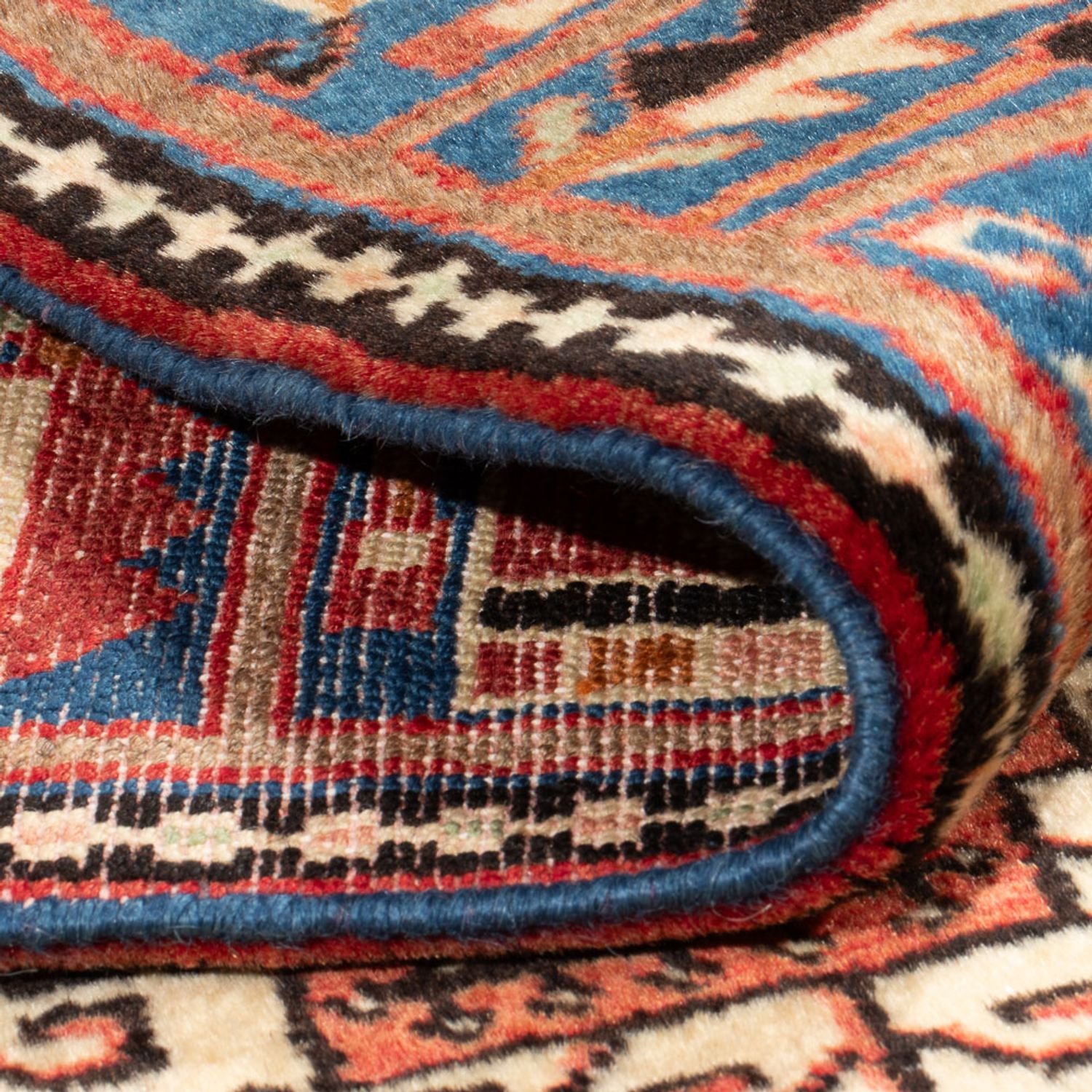 Perserteppich - Nomadic - 194 x 135 cm - blau