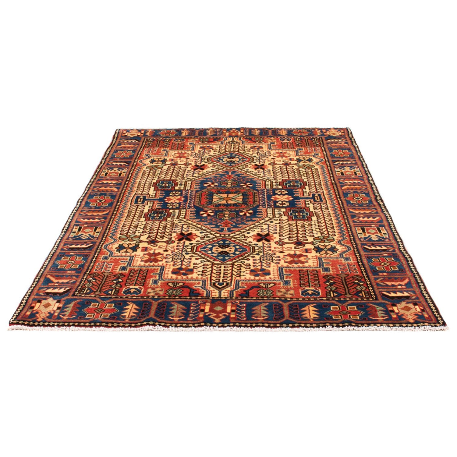 Perserteppich - Nomadic - 194 x 135 cm - blau