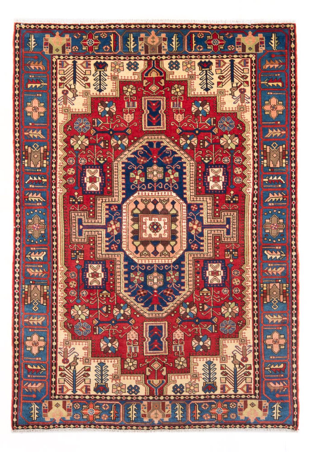 Perserteppich - Nomadic - 196 x 147 cm - blau
