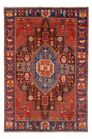 Perserteppich - Nomadic - 193 x 136 cm - blau