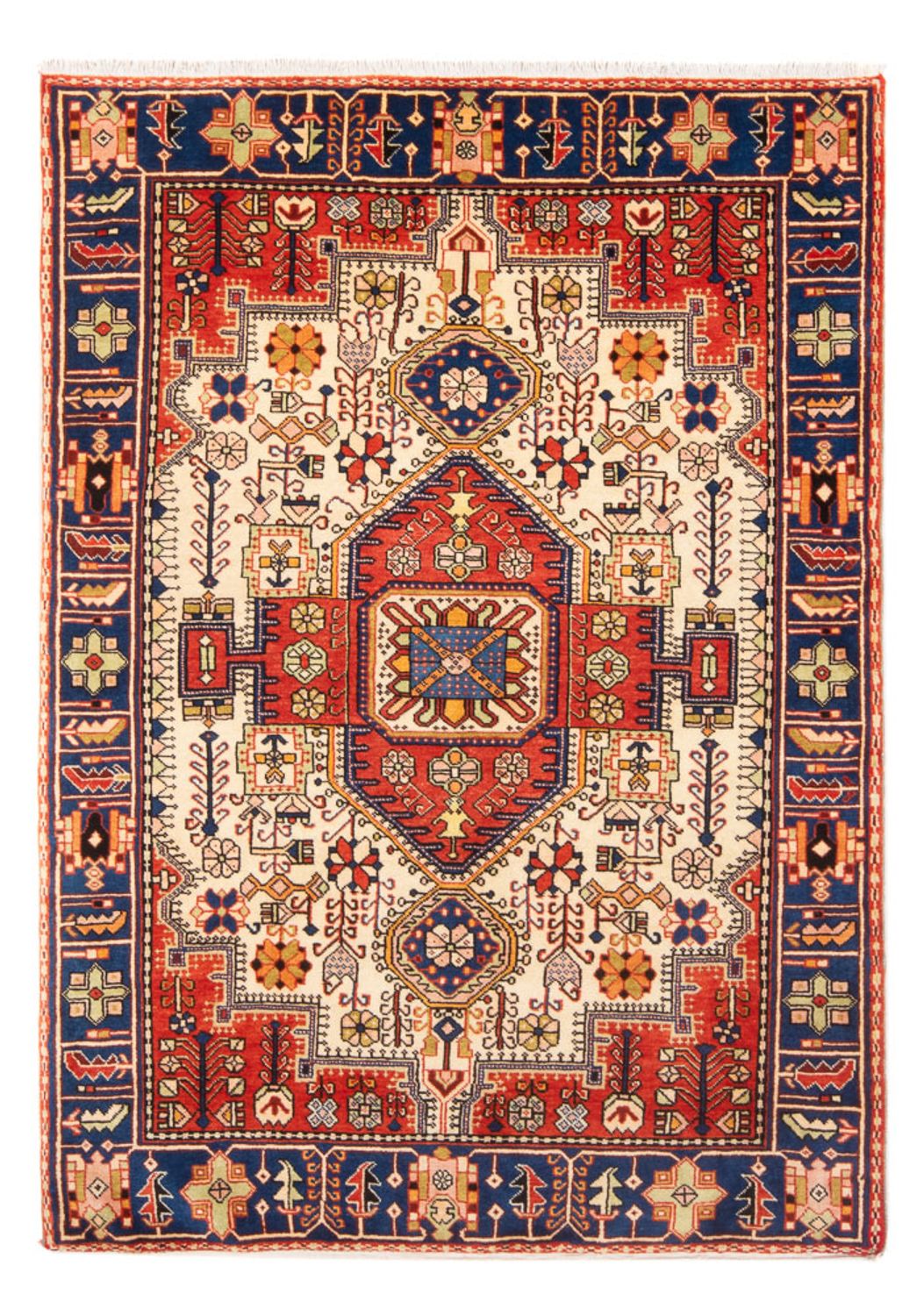 Perserteppich - Nomadic - 186 x 136 cm - rot