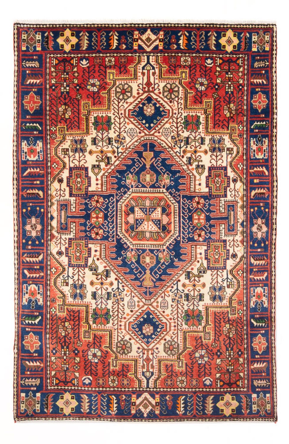 Perserteppich - Nomadic - 197 x 140 cm - blau