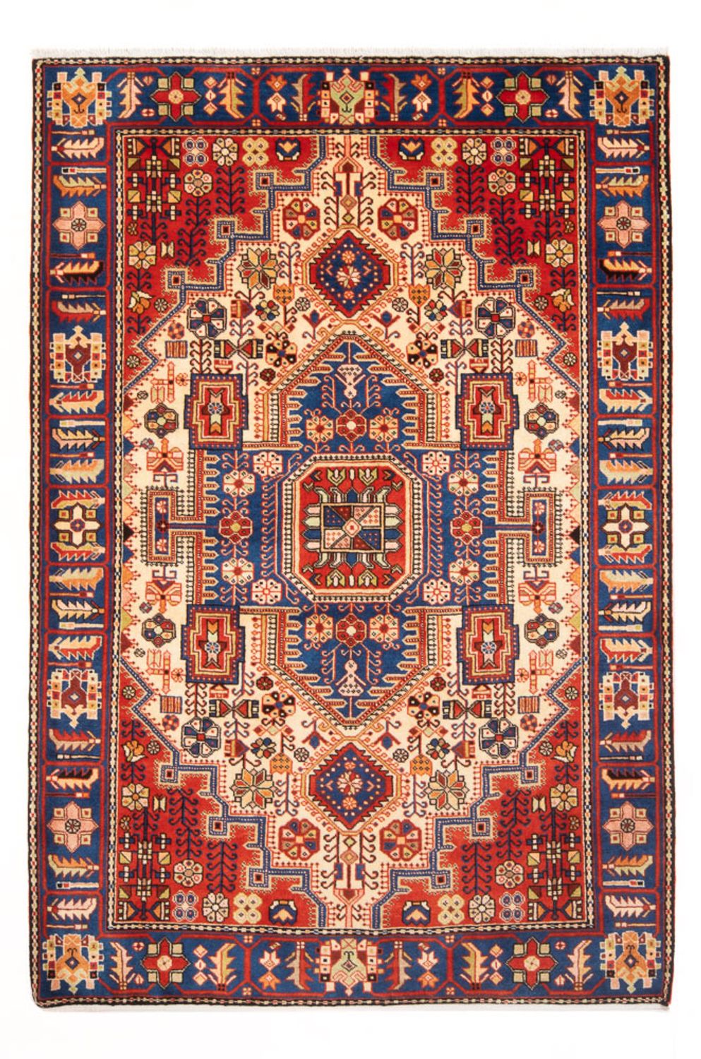 Perserteppich - Nomadic - 197 x 145 cm - blau