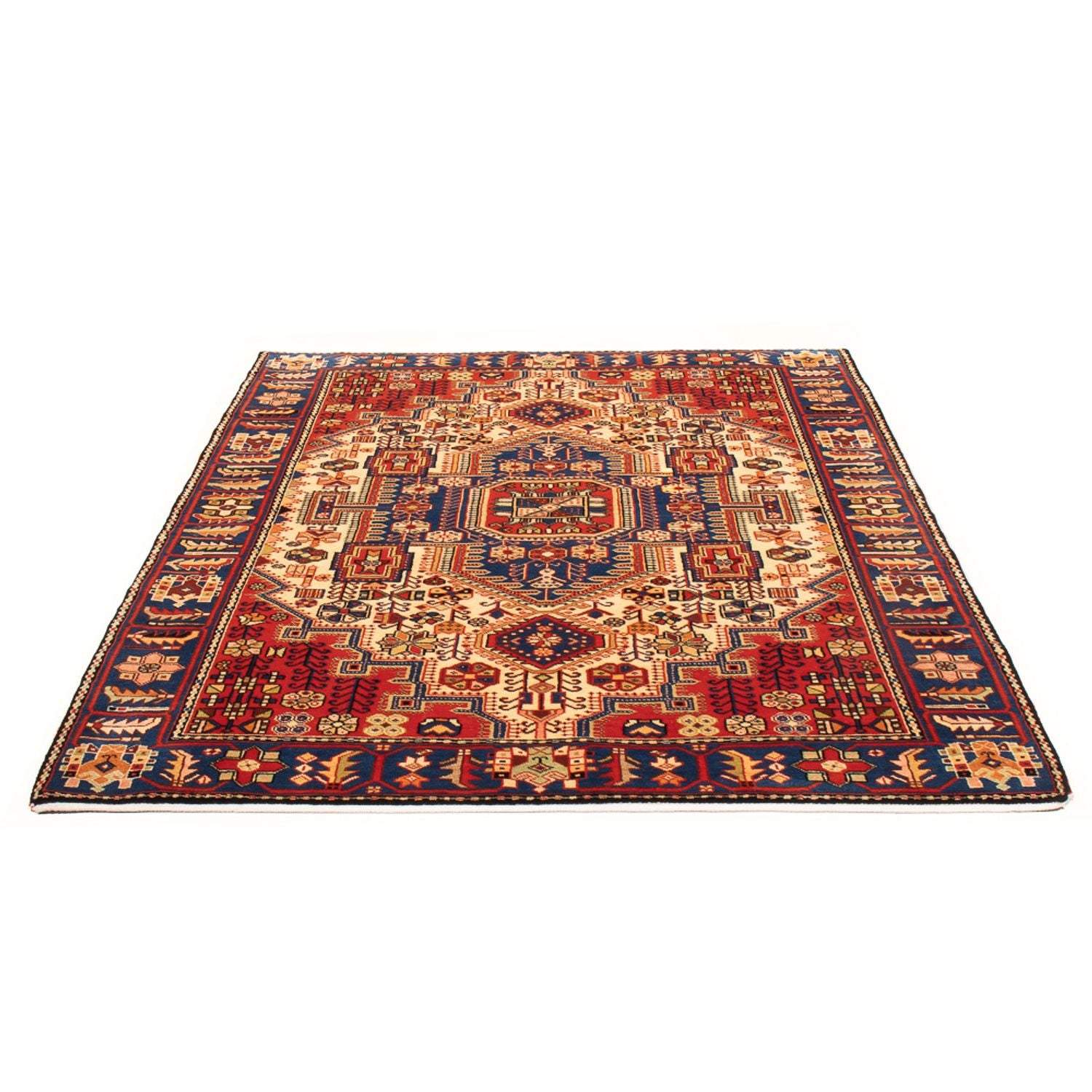 Perserteppich - Nomadic - 197 x 145 cm - blau