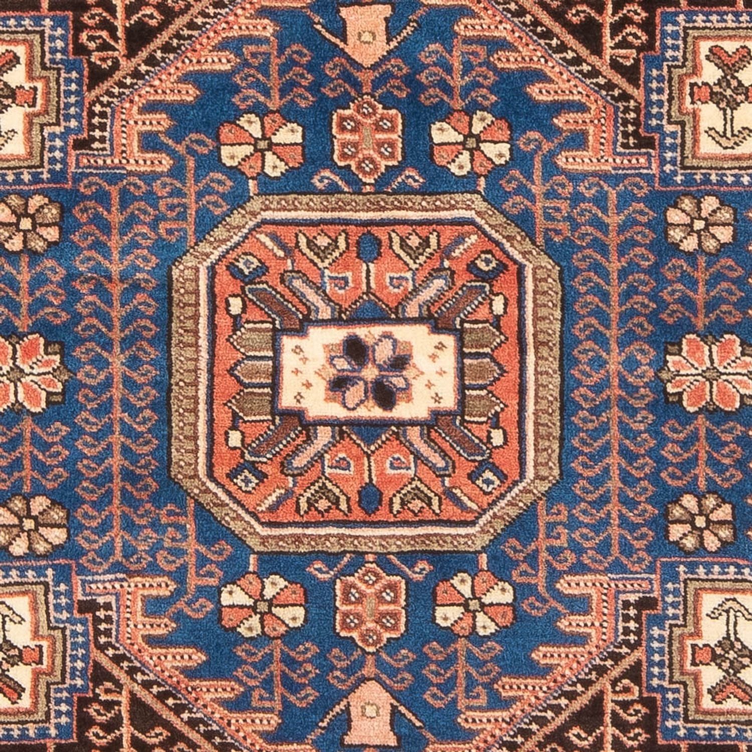 Perserteppich - Nomadic - 200 x 146 cm - blau