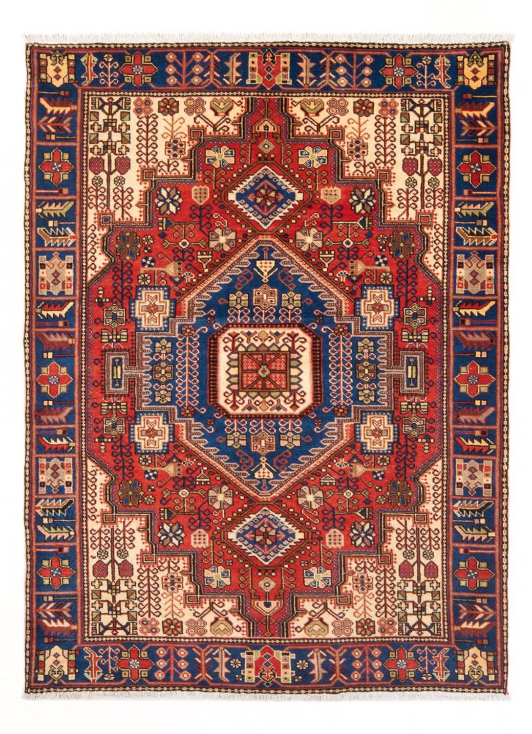Perserteppich - Nomadic - 197 x 150 cm - blau