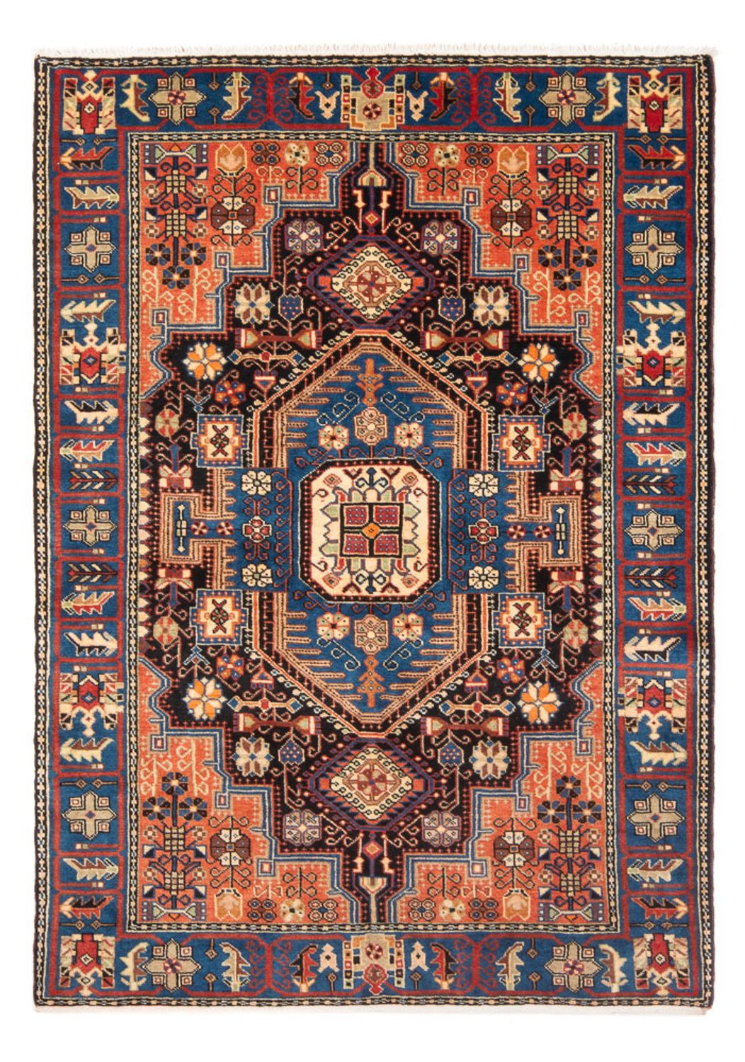 Perserteppich - Nomadic - 198 x 137 cm - dunkelbeige