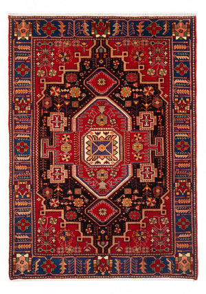 Perserteppich - Nomadic - 200 x 147 cm - bordeauxrot
