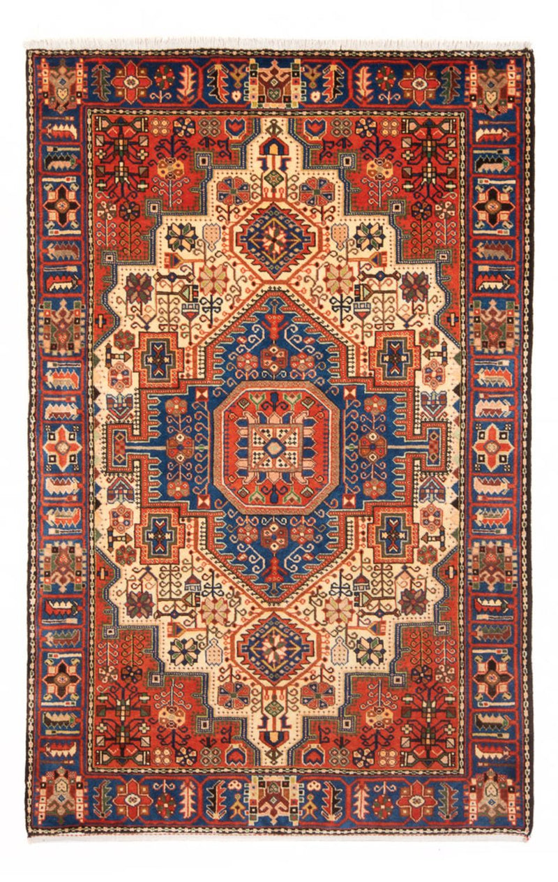 Perserteppich - Nomadic - 198 x 147 cm - hellbeige