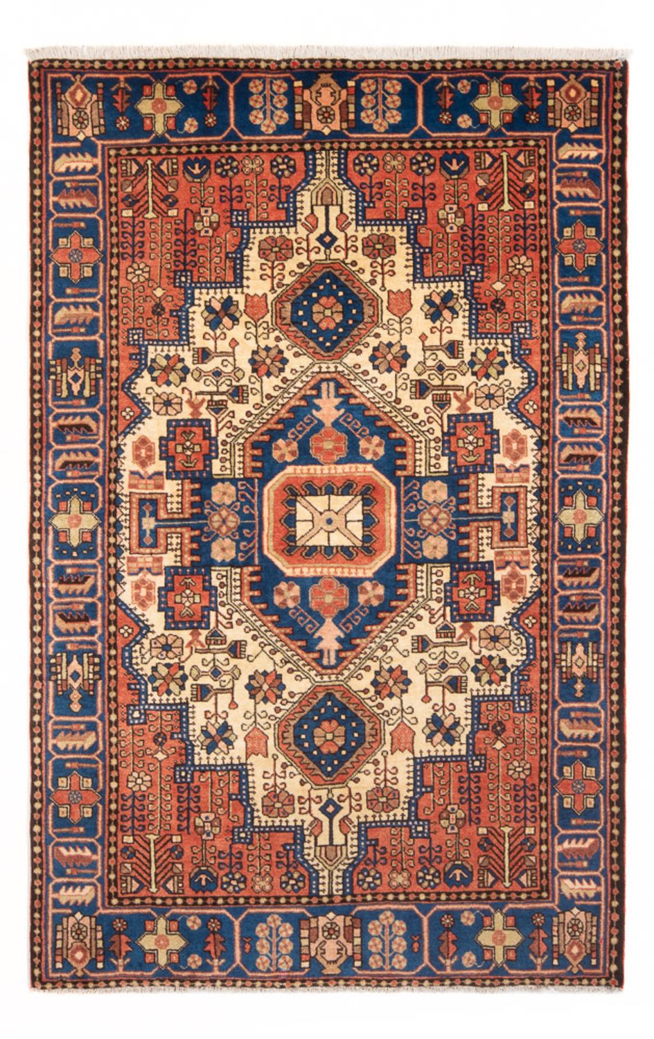 Perserteppich - Nomadic - 200 x 150 cm - hellbeige