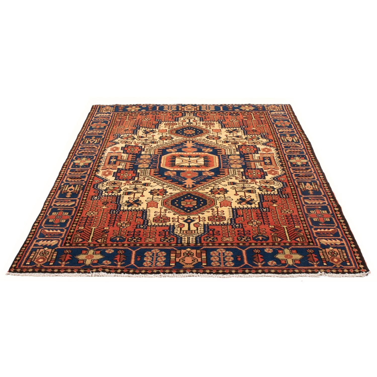 Perserteppich - Nomadic - 200 x 150 cm - hellbeige
