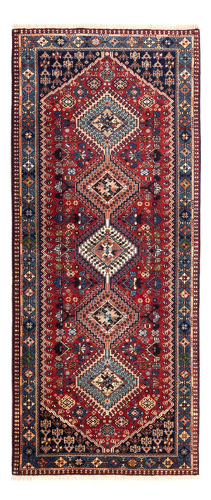 Läufer Perser - Nomadic - 218 x 76 cm - dunkelrot