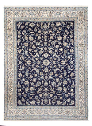 Perserteppich - Nain - 405 x 292 cm - dunkelblau