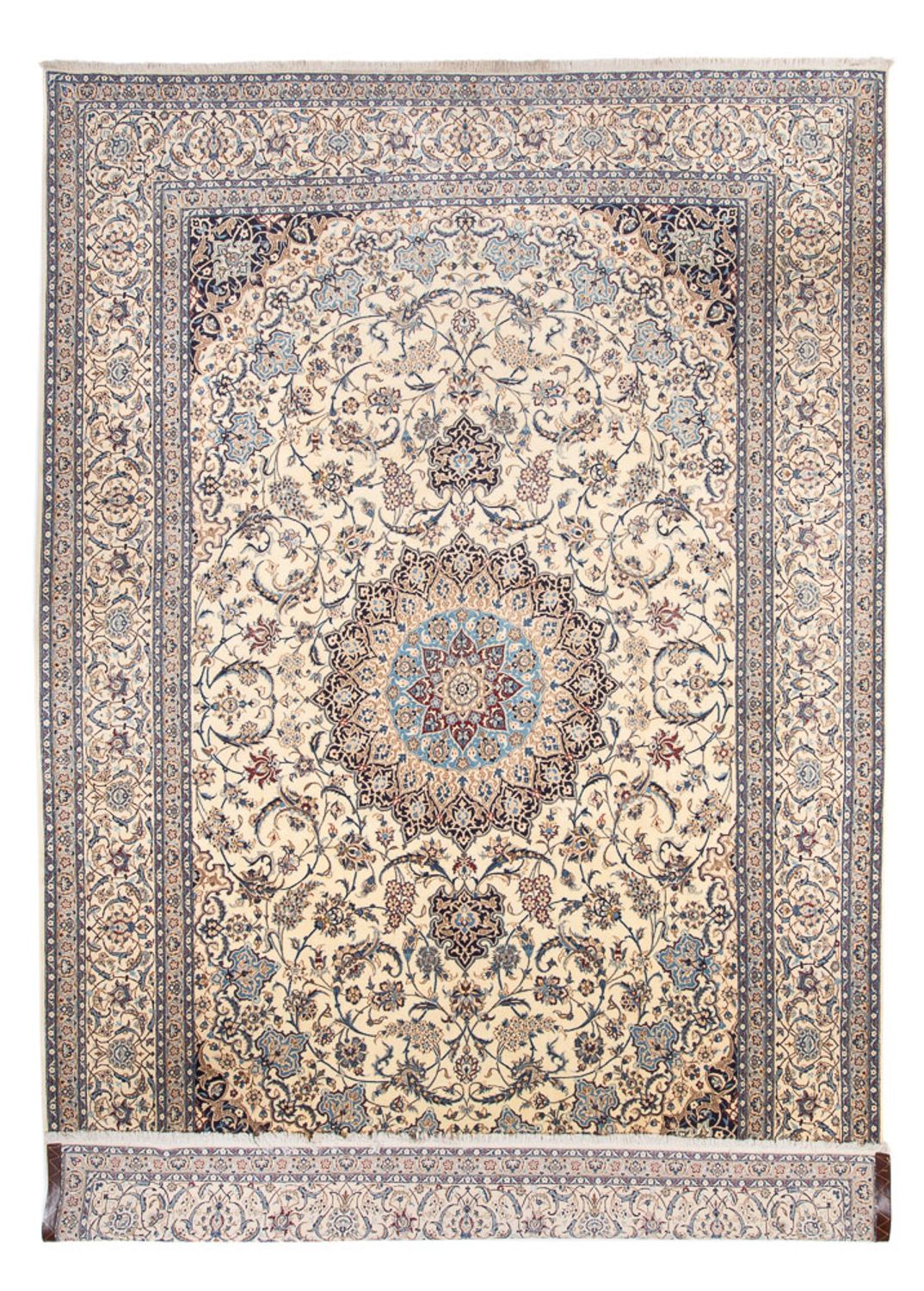 Perserteppich - Nain - 460 x 305 cm - hellbeige