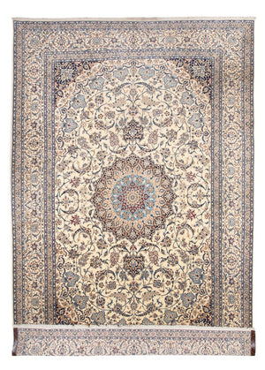 Perserteppich - Nain - 460 x 305 cm - hellbeige