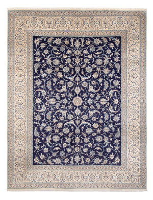 Perserteppich - Nain - 390 x 295 cm - dunkelblau