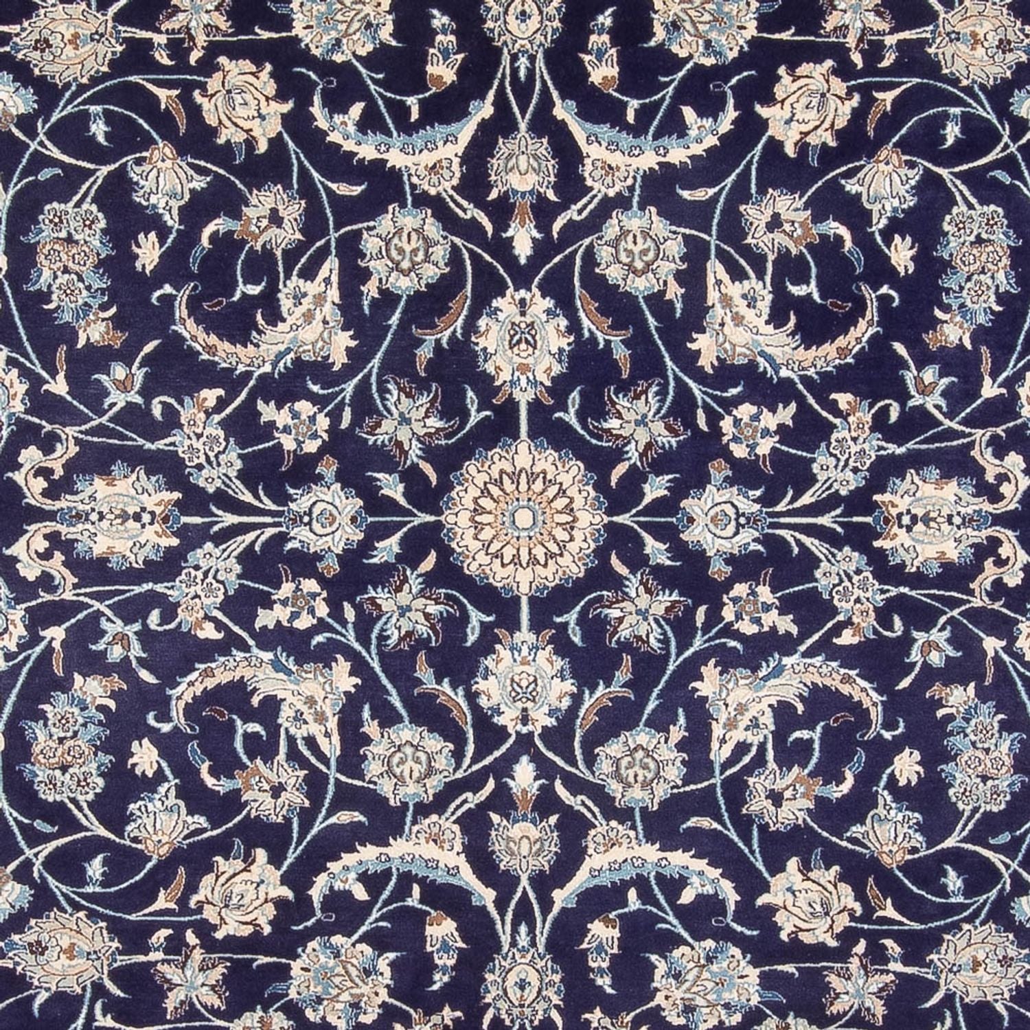 Perserteppich - Nain - 390 x 295 cm - dunkelblau