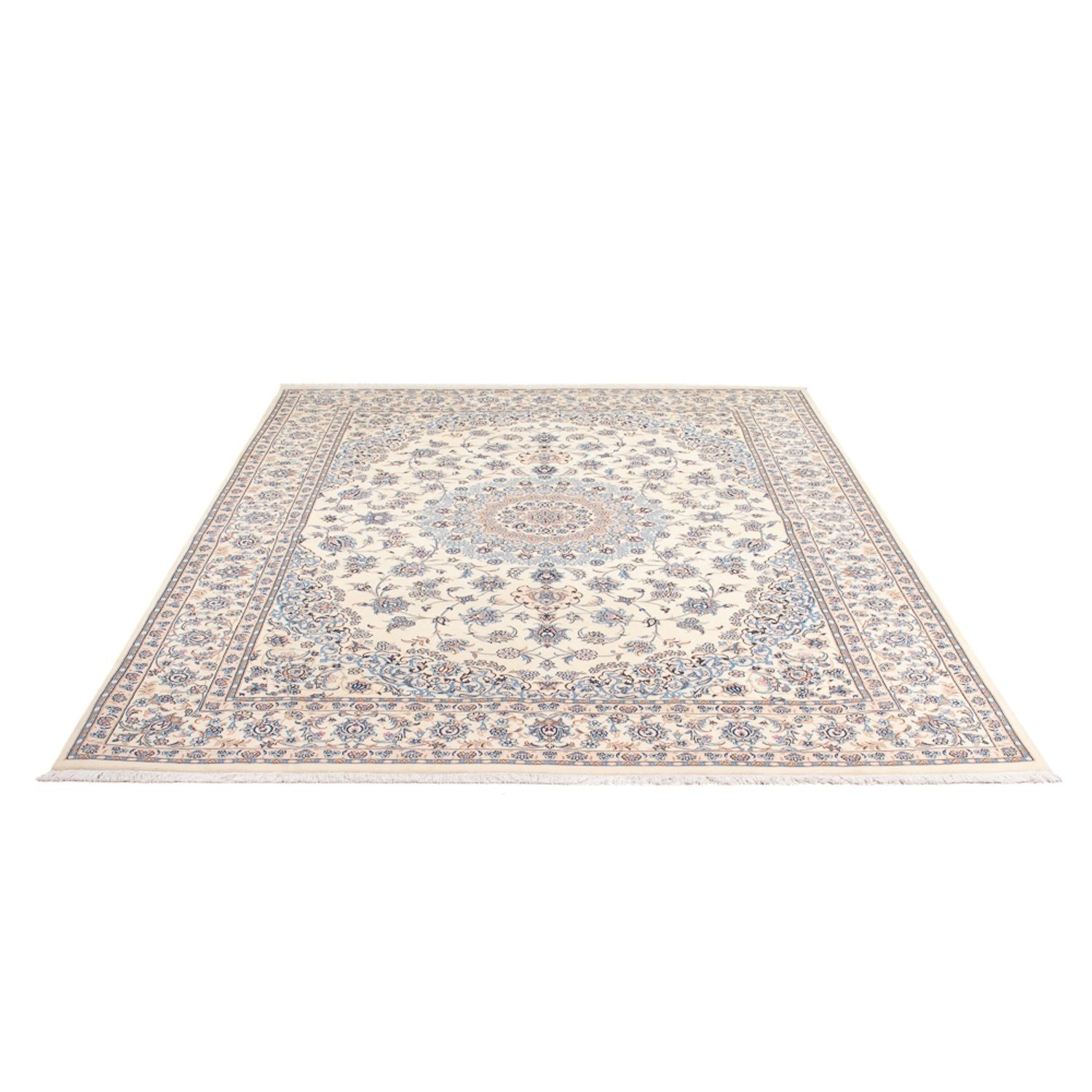 Perserteppich - Nain - Premium - 236 x 169 cm - hellblau