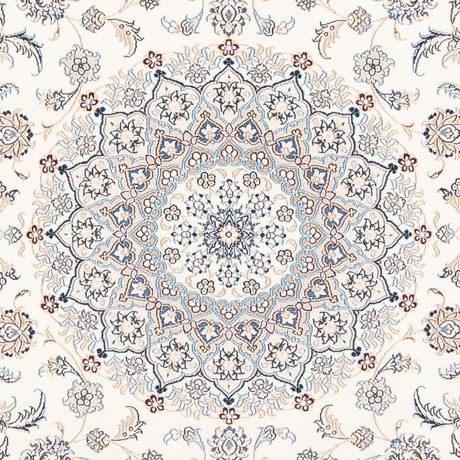 Perserteppich - Nain - Premium - 206 x 150 cm - creme