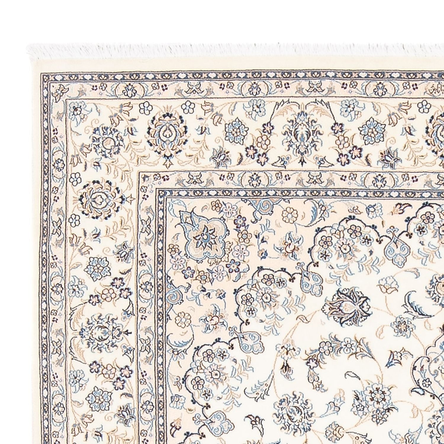 Perserteppich - Nain - Premium - 206 x 150 cm - creme
