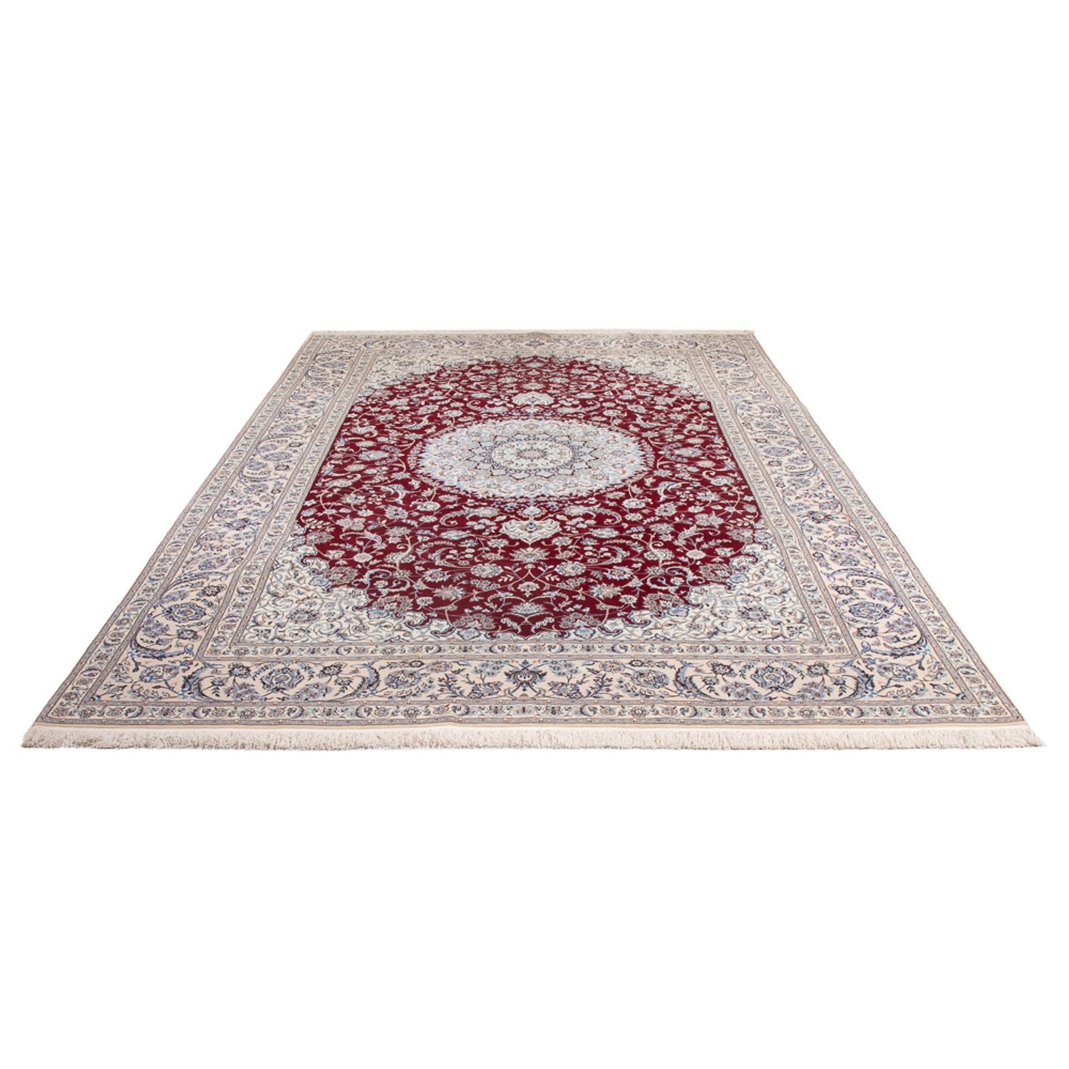 Perserteppich - Nain - Premium - 307 x 199 cm - rot