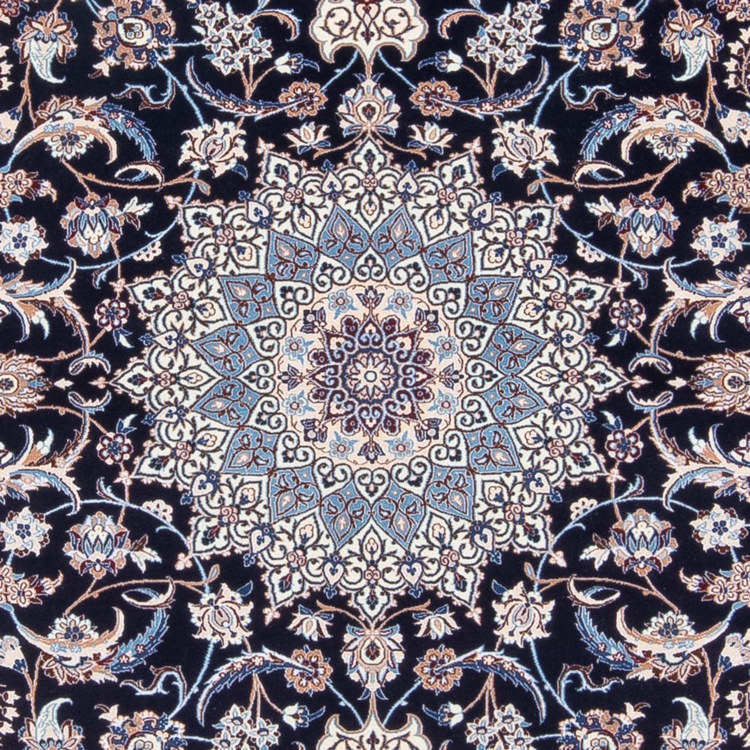 Perserteppich - Nain - Premium - 273 x 184 cm - dunkelblau